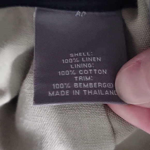 Daniel Cremieux Linen Sport Coat, Sz L - Picture 4 of 6